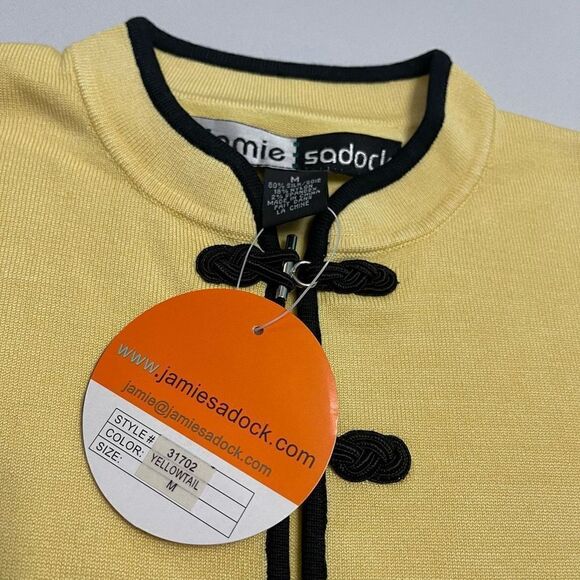 NWT Jamie Sadock Yellowtail Silk Top Blouse Size Medium New - Picture 6 of 11